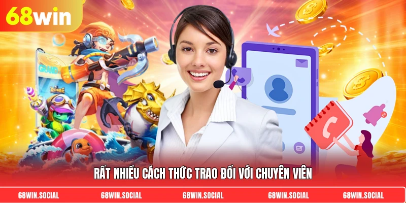 Rất nhiều cách thức trao đổi với chuyên viên 